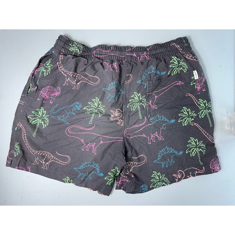 Chubbies Swim Trunks 5" Men's Medium Lined Pastel Dinosaurs Print - Picture 2 of 7